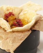 Тартар из говядины с апельсиновым мармеладом