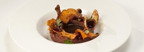 тартар из говядины с грибами. Шаг 7