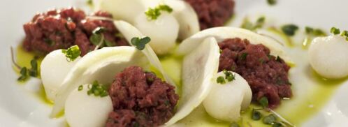 тартар из говядины со свежей дыней. Шаг 8