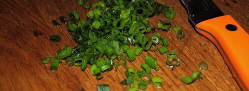 тартар из лосося c салатом рукола-помидоры. Шаг 5