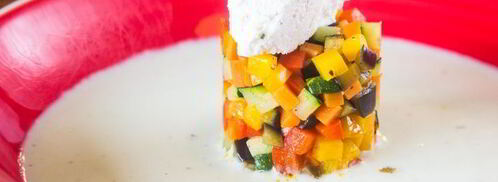 тартар из овощей в соусе из йогурта. Шаг 10