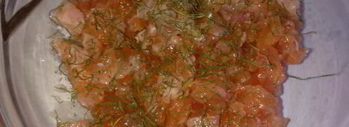 тартар из слабосоленого лосося. Шаг 7