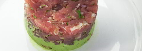 тартар из тунца с авокадо и помидорами черри. Шаг 5