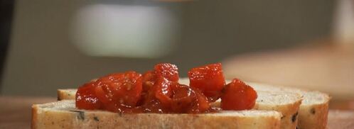 тартар из утки с персиками. Шаг 4