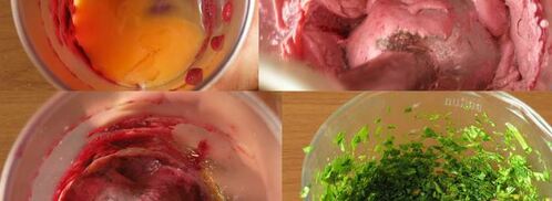 мясной салат с майонезом-ткемали. Шаг 3