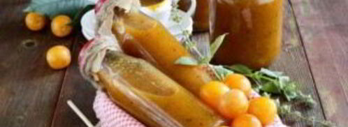 соус ткемали из алычи на зиму. Шаг 8