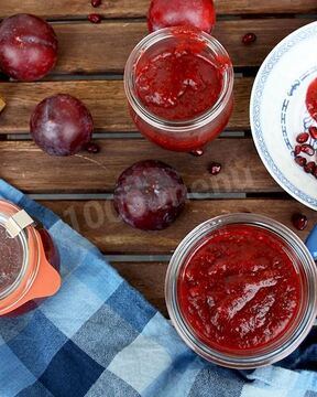 Ткемали из красной сливы