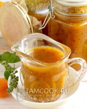 Ткемали из желтой алычи