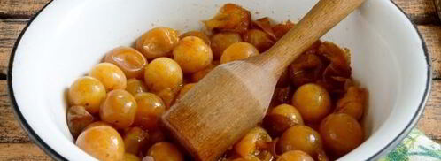 ткемали из желтой алычи. Шаг 4