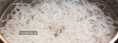 обезжиренный сырный соус и ширатаки. Шаг 7