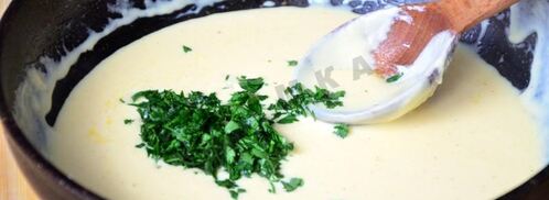 сырный соус для начос. Шаг 6