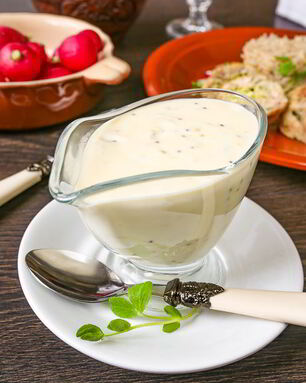 Сырный соус с горчицей