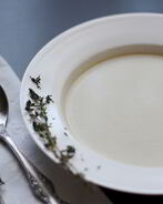 Белый суп с миндалем