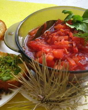 Борщ мясопустный