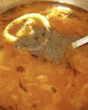 Борщ на тушенке