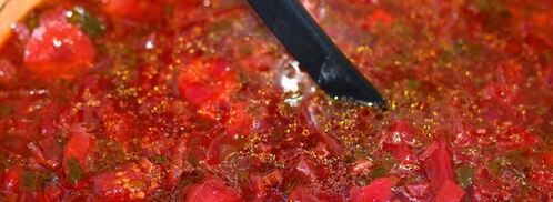 борщ с баклажанами. Шаг 22