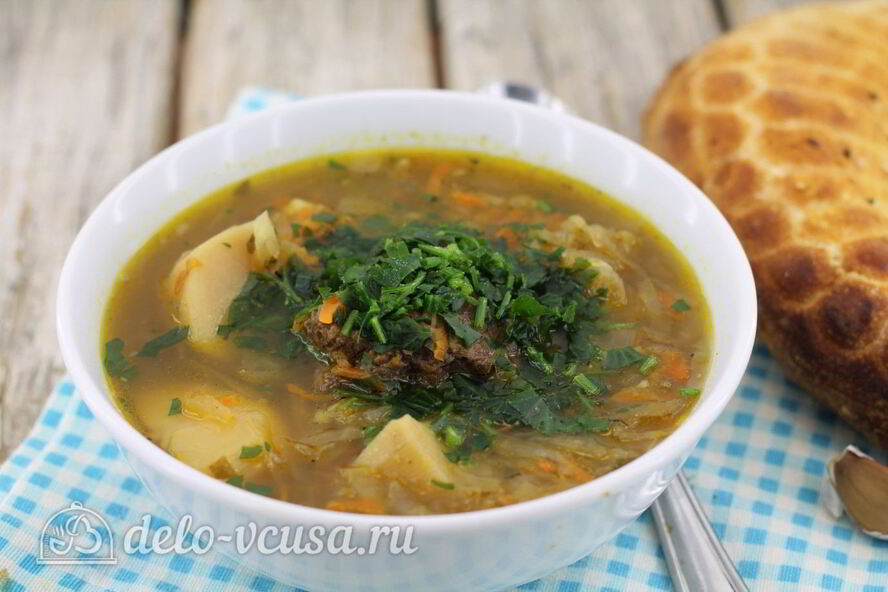 Рецепт борща с говядиной