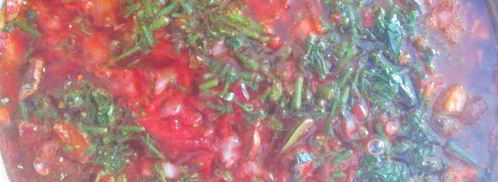 борщ с грибами и квашеной капустой. Шаг 7