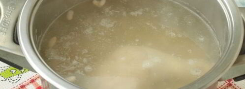 борщ с курицей и фасолью. Шаг 7