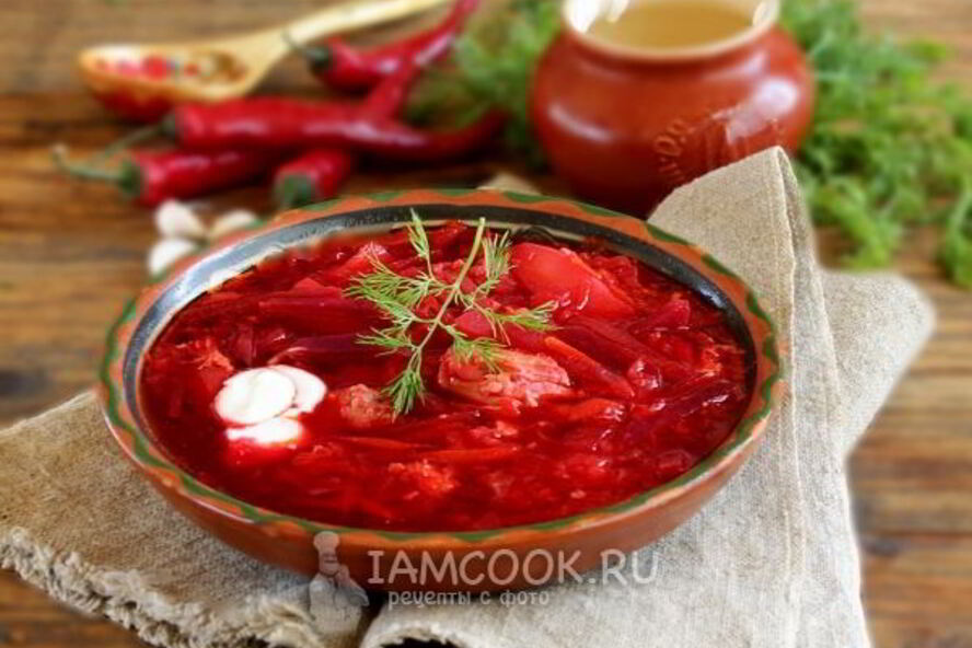 Рецепт борща с тушенкой