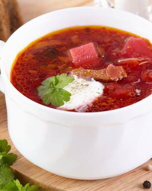 Борщ с вишней