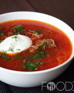 Борщ со свининой