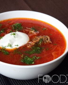 Борщ со свининой