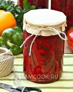 Борщевая заправка со свеклой и капустой на зиму