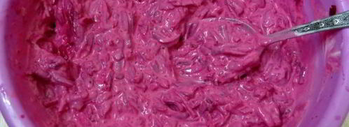 красный борщ с фасолью и копченостями. Шаг 11