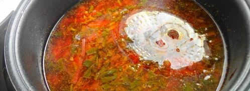 красный борщ со щавелем без капусты в мультиварке. Шаг 10