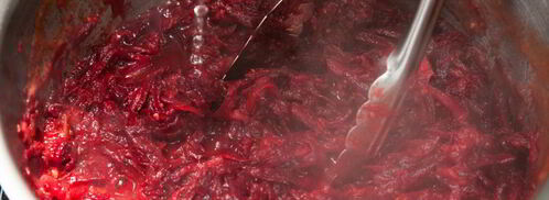 постный борщ с белыми грибами и фасолью. Шаг 7