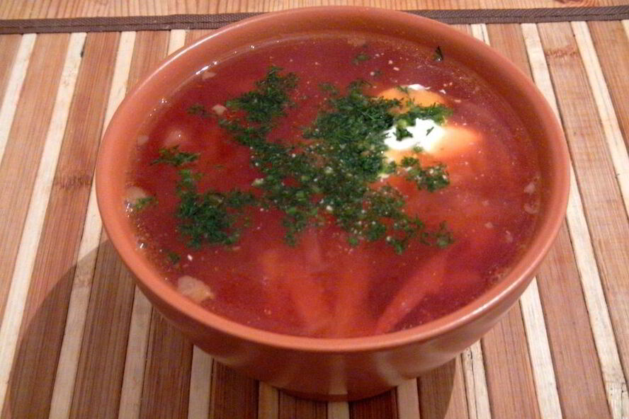 Рецепт украинского борща