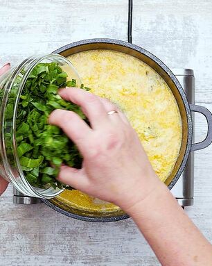 Зеленый борщ