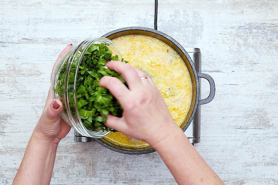 Рецепт зеленого борща