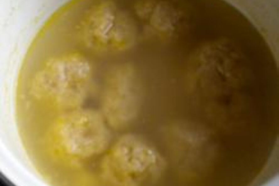 Рецепт детских фрикаделек с бульоном