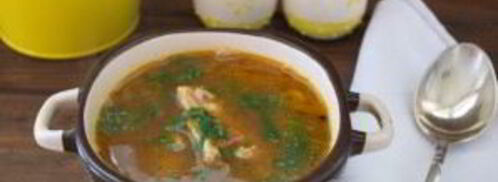 диетический суп на курином бульоне. Шаг 8