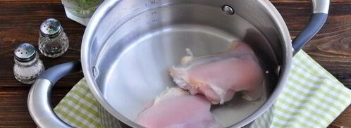 грибной суп на курином бульоне. Шаг 4