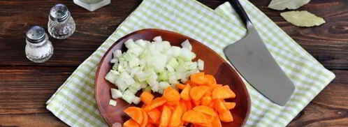 грибной суп на курином бульоне. Шаг 6