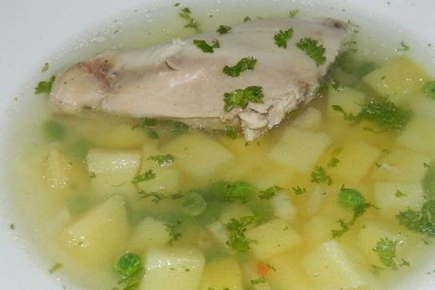 Рецепт картофельного супа на мясном бульоне