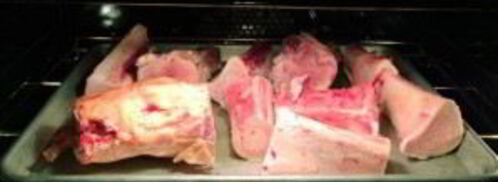 насыщенный говяжий бульон. Шаг 3