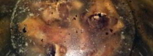 насыщенный говяжий бульон. Шаг 5