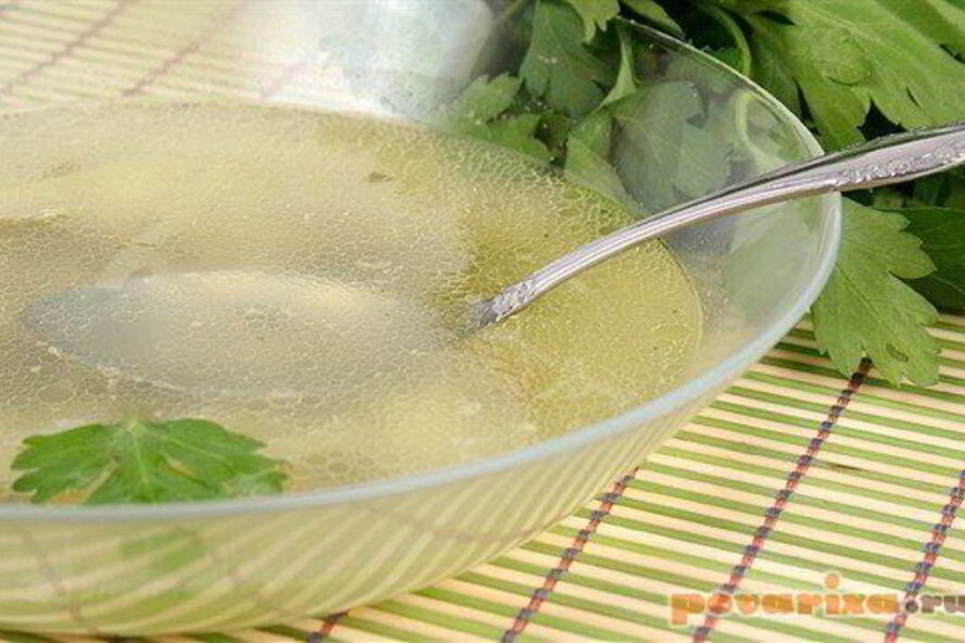 Рецепт прозрачного мясного бульона-основы