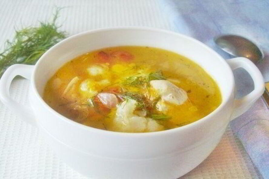 Рецепт супа с репой на курином бульоне