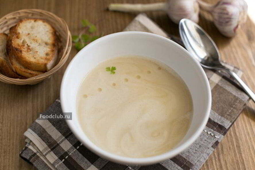 Рецепт чесночного супа-крема