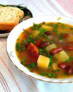 Фасолевый суп в мультиварке