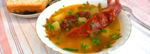 фасолевый суп в мультиварке. Шаг 11