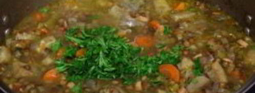 французский суп из чечевицы. Шаг 8