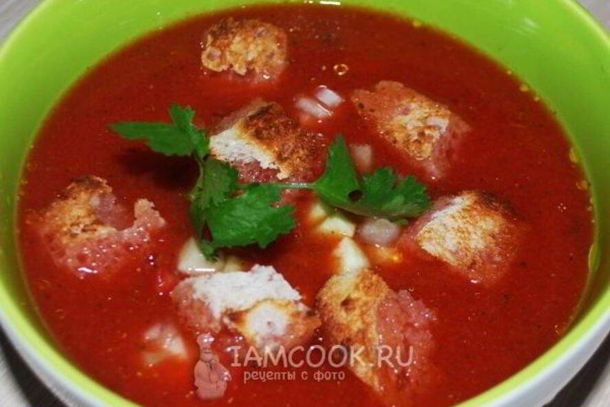Рецепт гаспачо классического