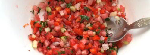 гаспачо с арбузом. Шаг 4