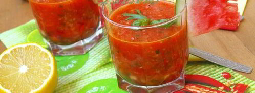 гаспачо с арбузом. Шаг 8